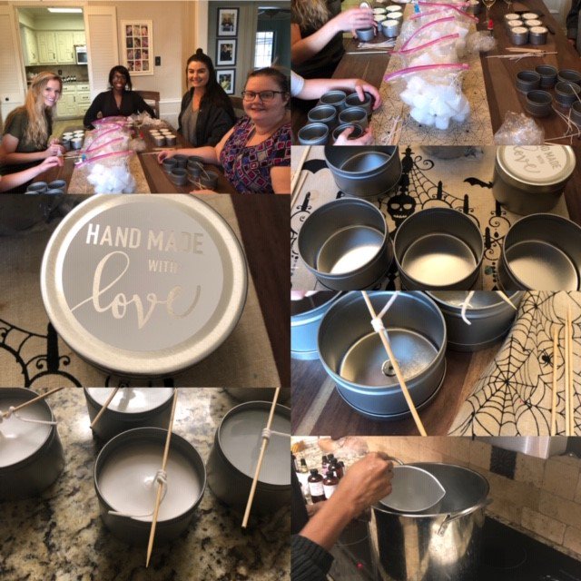 MMCGroupLP's tweet photo. Team building is important no matter your industry. Perfecting our practice one candle at a time! #TheMMCDifference https://t.co/9jrvv7XuAl