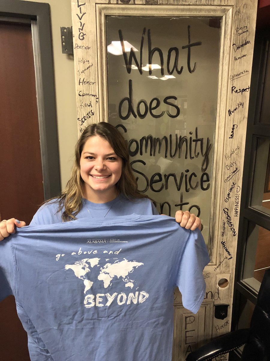 “There have been a couple times in my life where my community back home has rallied around my family and I + helped us. Going on service trips during my breaks is a way to pay forward all the times people have helped me out.” -sophomore Abigail Steele (Westerville, OH) #TodayAtUA