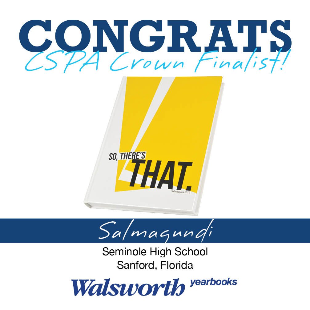 yearbookforever's tweet photo. Congrats to Seminole High School, Sanford, Florida! #Walsworth #yearbooks https://t.co/eozX2ClOiq