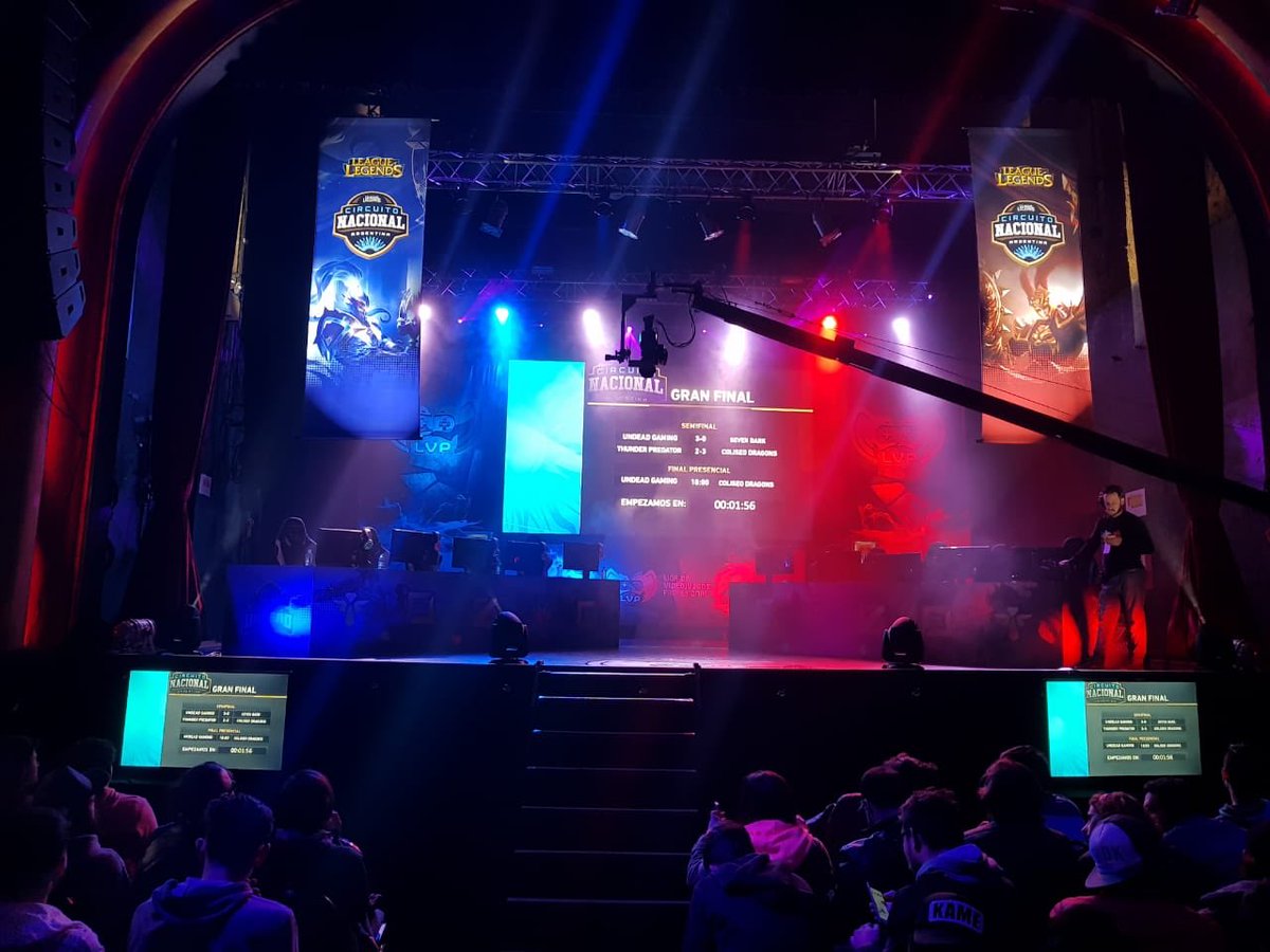 #LeagueOfLegends |🏆 Final - Circuito Nacional Argentino

A minutos de comenzar lo que será esta gran final del Circuito Nacional Argentino entre @UndeadGamingOK y <a href="/ColiseoDragons/">Coliseo Dragons</a>.

📺twitch.tv/lvparg