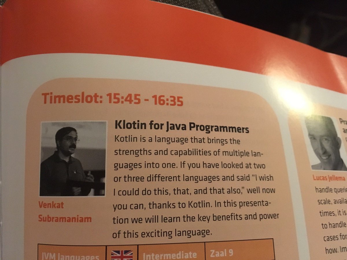 breun's tweet photo. I’ve been using @kotlin for a while now, but Klotlin and Klotin sound interesting as well! 😀 #jfall #jfail https://t.co/w1925UKeze