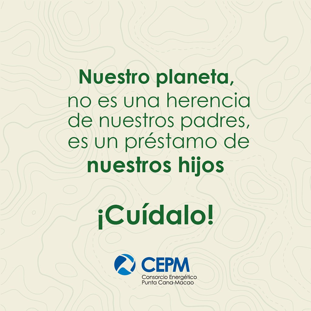 CEPMrd's tweet photo. En el Día Internacional contra el Cambio Climático reiteramos nuestro compromiso con la isla, en proveer soluciones energéticas que causen el menor impacto posible. Únete al compromiso y sé parte de la preservación del planeta. 
#cepmrd #cambioclimático https://t.co/236LGUCBPY