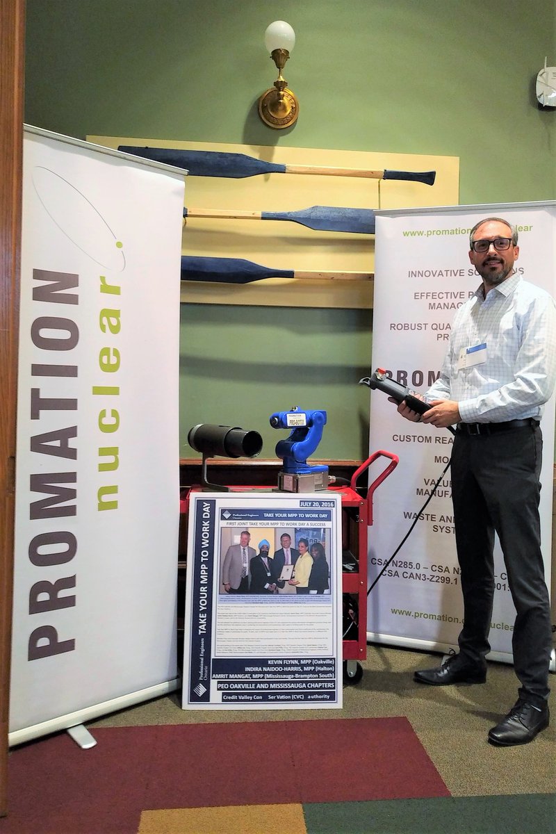 PromationN's tweet image. Promation Nuclear is delighted to demonstrate to our government and MPPs the important role of engineering within our society and our industry at the 16th Annual PEO Queen's Park Reception!
#onted #Ontario @ONPARLeducation @ontnuclear