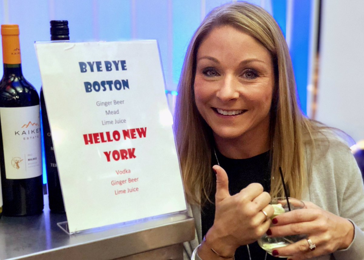 CouncilInstInv's tweet photo. CII Director of Business Development, Melissa Fader, celebrates a successful day 2 at #CIIFall18 with an aptly named conference cocktail #byebyeboston #hellonewyork https://t.co/GJfOajmY0B