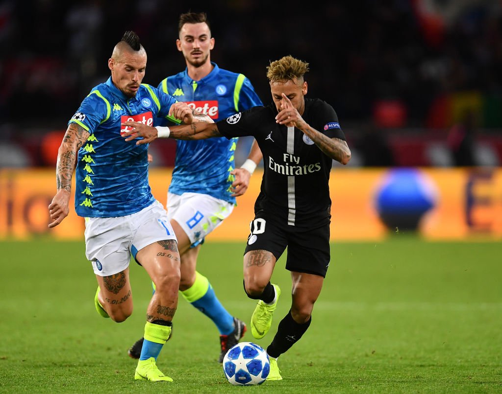 Paris Saint-Germain 2-2 Napoli