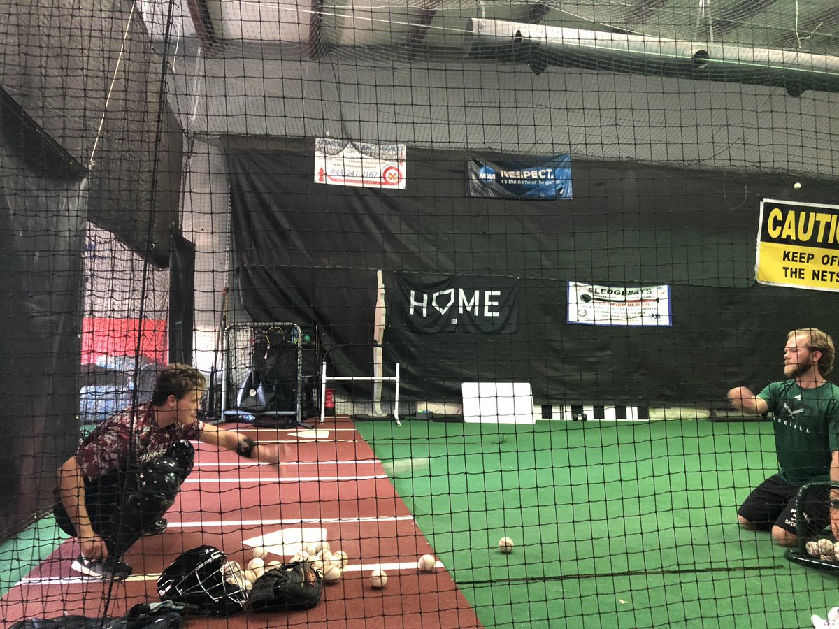 DiamondElit3's tweet photo. Carolina Forest HS 2020 Catcher JT Rice @jtrice8 always working to get better... Spends a lot of time working with Catching Instructor, @BenConnor9 JT is one of the MVPs in the facility, always here catching bullpens &amp; wanting to get better #TrainWithLions #HardestPosition https://t.co/m5r5qcxJSx