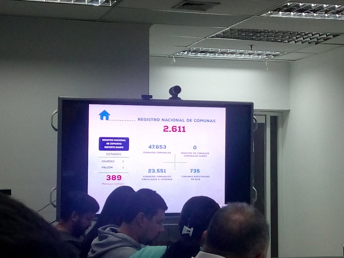 Nos reunimos para cumplir
Cómo lo orientó ud Presidente .<a href="/NicolasMaduro/">Nicolás Maduro</a> reunidos .<a href="/ANC_ve/">Constituyente</a>, .<a href="/PartidoPSUV/">PSUV</a> y <a href="/blancaePSUV/">Blanca Eekhout</a> Ministra del  <a href="/MPComunas/">MPComunas</a>  para consolidar la #Comuna 3000 sentando las bases del estado Comunal. #ComunaONada