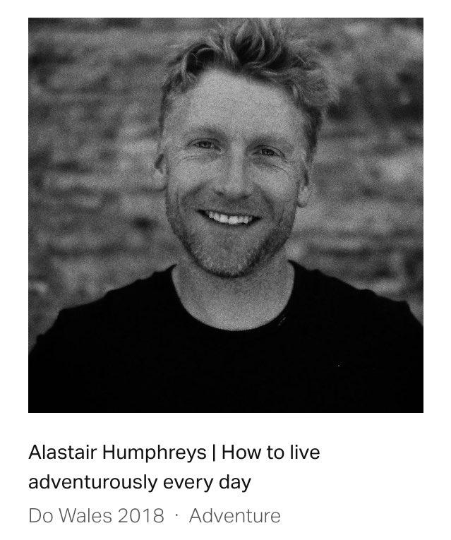 jsillsmusic's tweet photo. Two inspiring talks on the art of living from @DoLectures this summer - thank you @Al_Humphreys @AmandaDBlainey @doingdeath. Both available to stream for free at https://t.co/3GmSZAUpPi #do2018 #microadventures #carpedeim https://t.co/YJmQrU3O9N