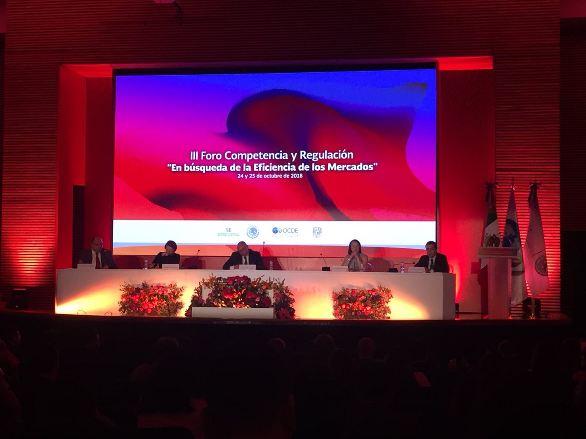 EstatalUce's tweet photo. lll Foro Competencia y Regulación En Búsqueda de la Eficiencia de los Mercados, OCDE https://t.co/KKWlHeu9zC