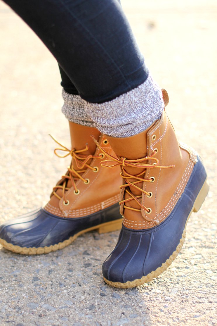 bean boots blue