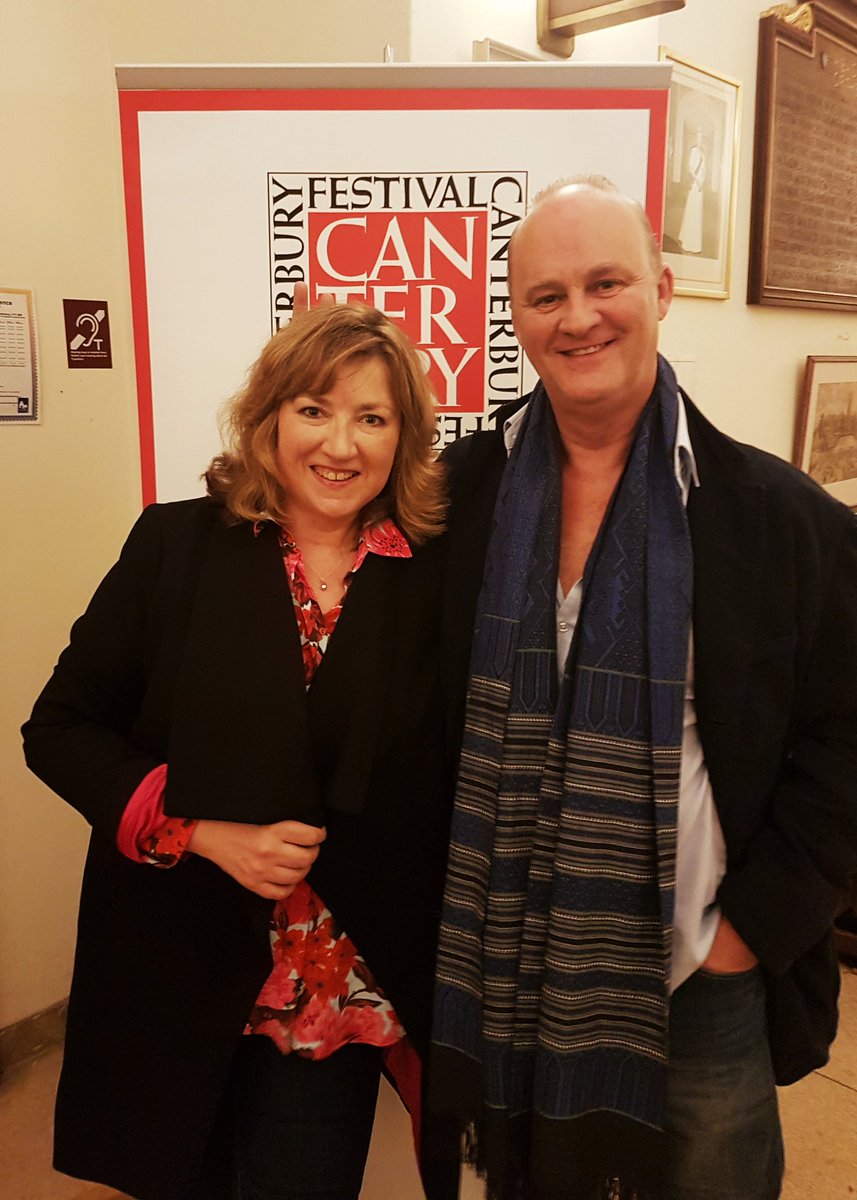 LucyParham's tweet image. How wonderful to be back at the magnificent @CanterburyFest for a performance of #Elegie with #TimMcInnerny . Thanks to @FestivalRosie for supporting the shows so wonderfully.