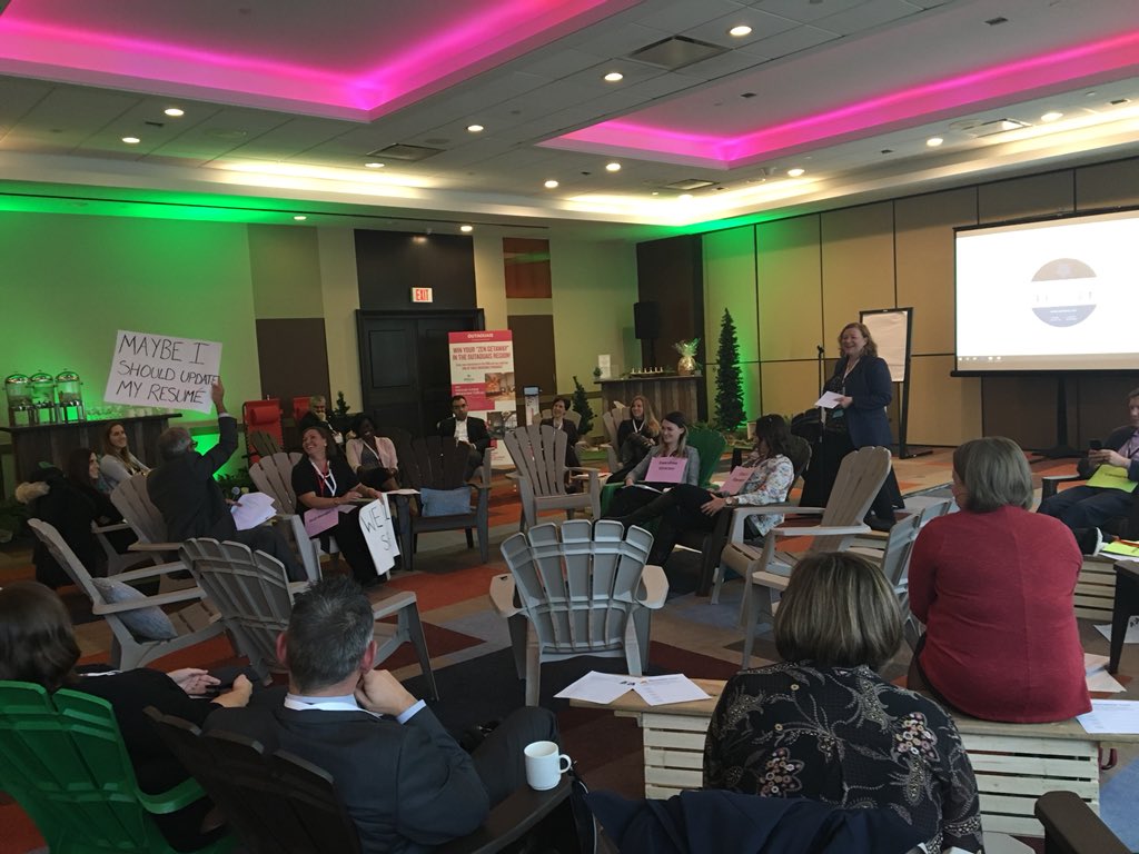 So much fun at the mock strategic planning, feel free to ask <a href="/coopsdana/">Dana Cooper</a> about his sign :) #CSAECONFERENCE18 thank you @LowMeredith for your leadership and to everyone who participated in the collaborative discussions today!