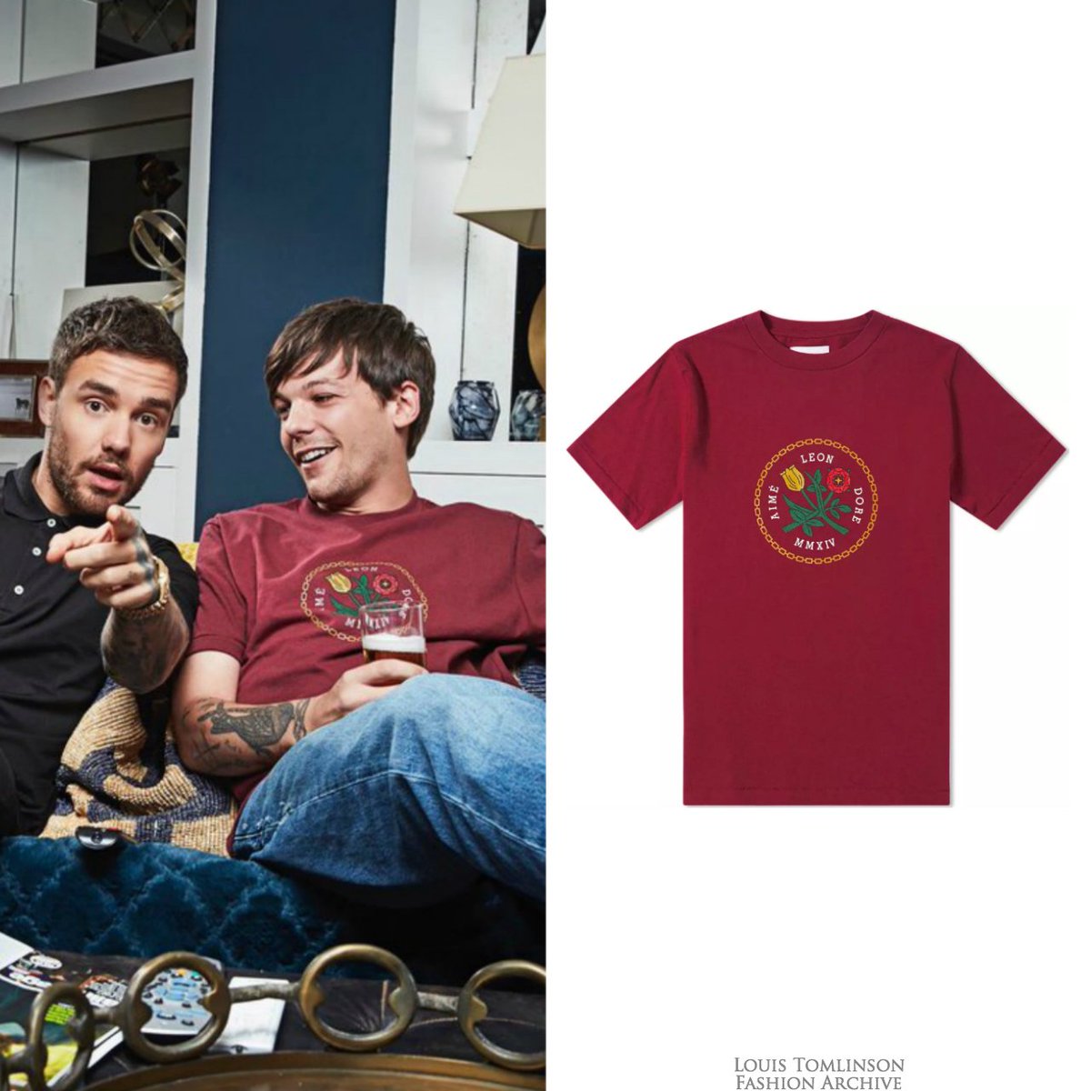 Louis Tomlinson Wearing Aime Leon Dore The World Borough Shirt, Custom  prints store