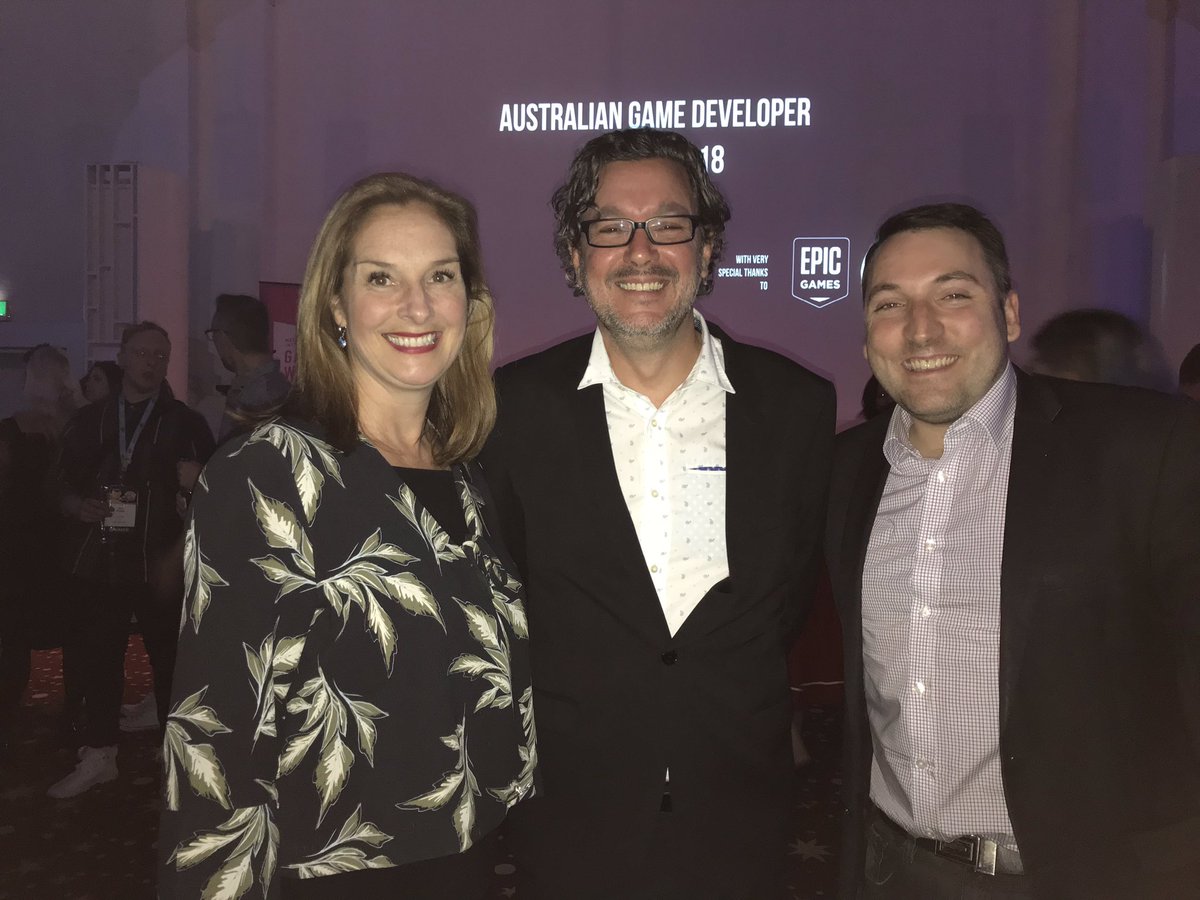 cityportphillip's tweet photo. Tonight we hosted the Australian Game Developer Awards. What a wonderful way to recognise the clever creatives that continually find new ways of surprising & delighting gamers across the world. I was personally moved by many of these games.@EpicGames @GamesWeekMelbs #MayorCoPP https://t.co/BmDuflOrRV