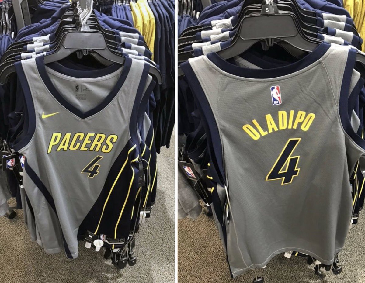 pacers gray jersey