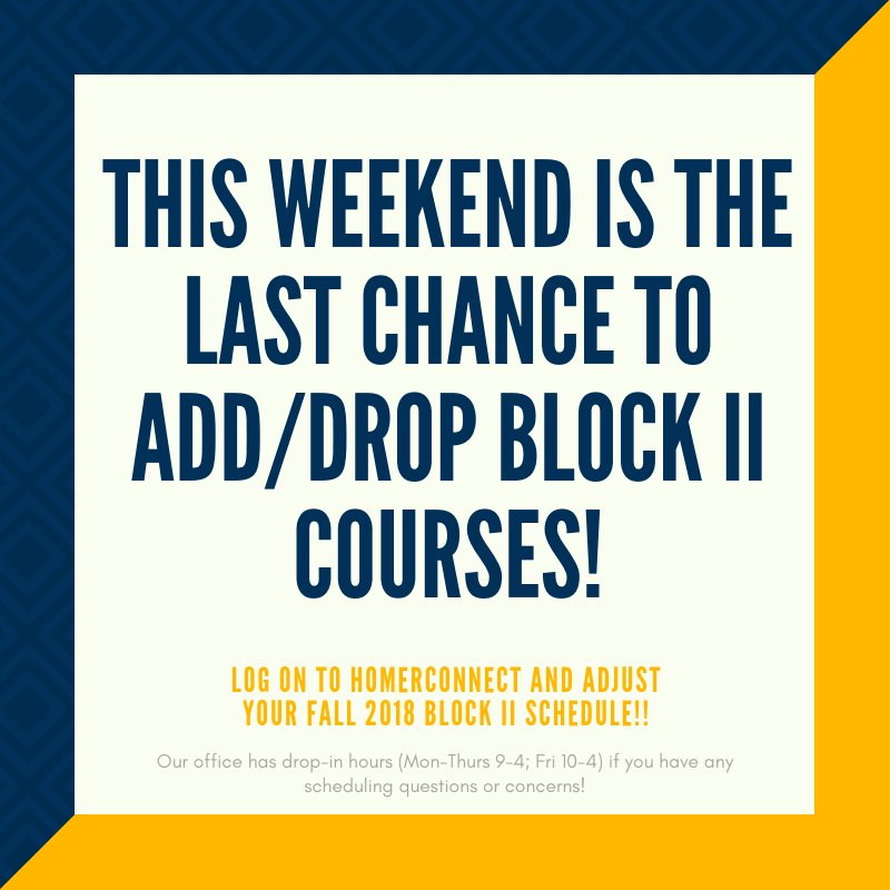 ICAdvising's tweet image. Stop by for drop-ins if you have any questions about changing your schedule! 🤔

#icadvising #dropins #adddrop