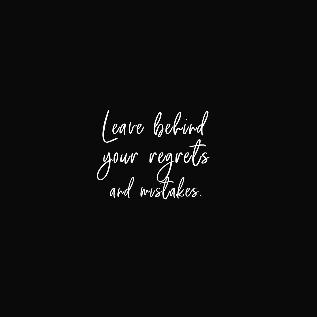 Mistakes vs. Regrets