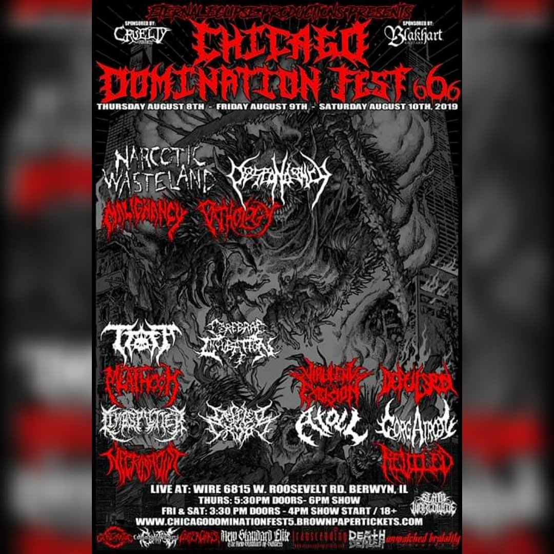 THICKNECKXVIII's tweet image. Fuck 2018, bring on 2019.
#ChicagoDominationFest666
#BrutalDeath #BrutalDeathMetal #ExtremeBrutalDeath #ReviledTx #UnmatchedBrutalityRecords