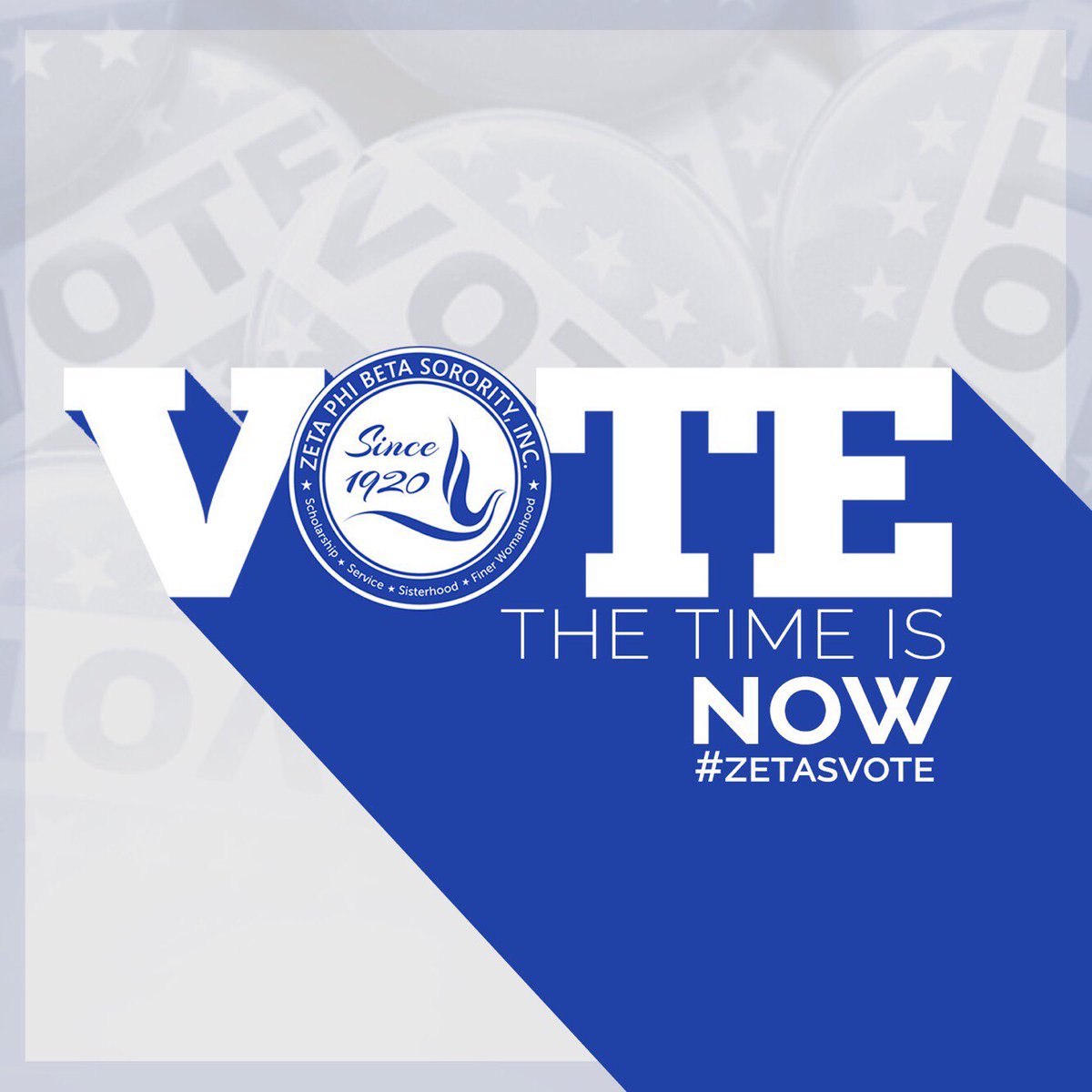 ZPhiBInc1920's tweet image. Early voting has begun in several states. Get out and vote. #zetasvote