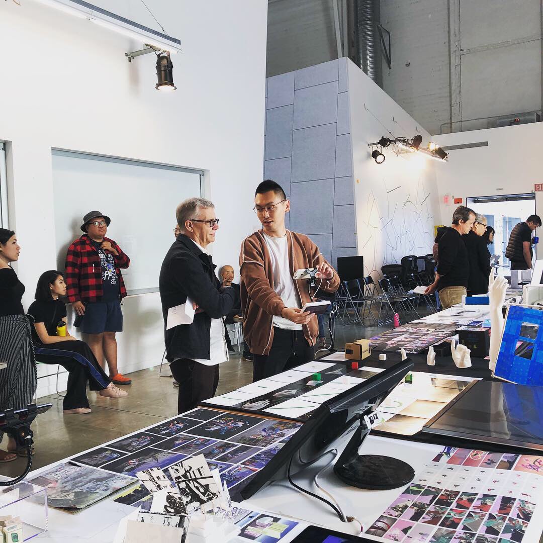 mediadesign's tweet photo. #critweek is here❕
#thesis is presenting their work from the last 7 weeks + #concept has installed their #emergentconditions projects on imaginary LA cities + #dev has their technical, systems drawings up.
#ohmdp https://t.co/Smky0cIR8r
