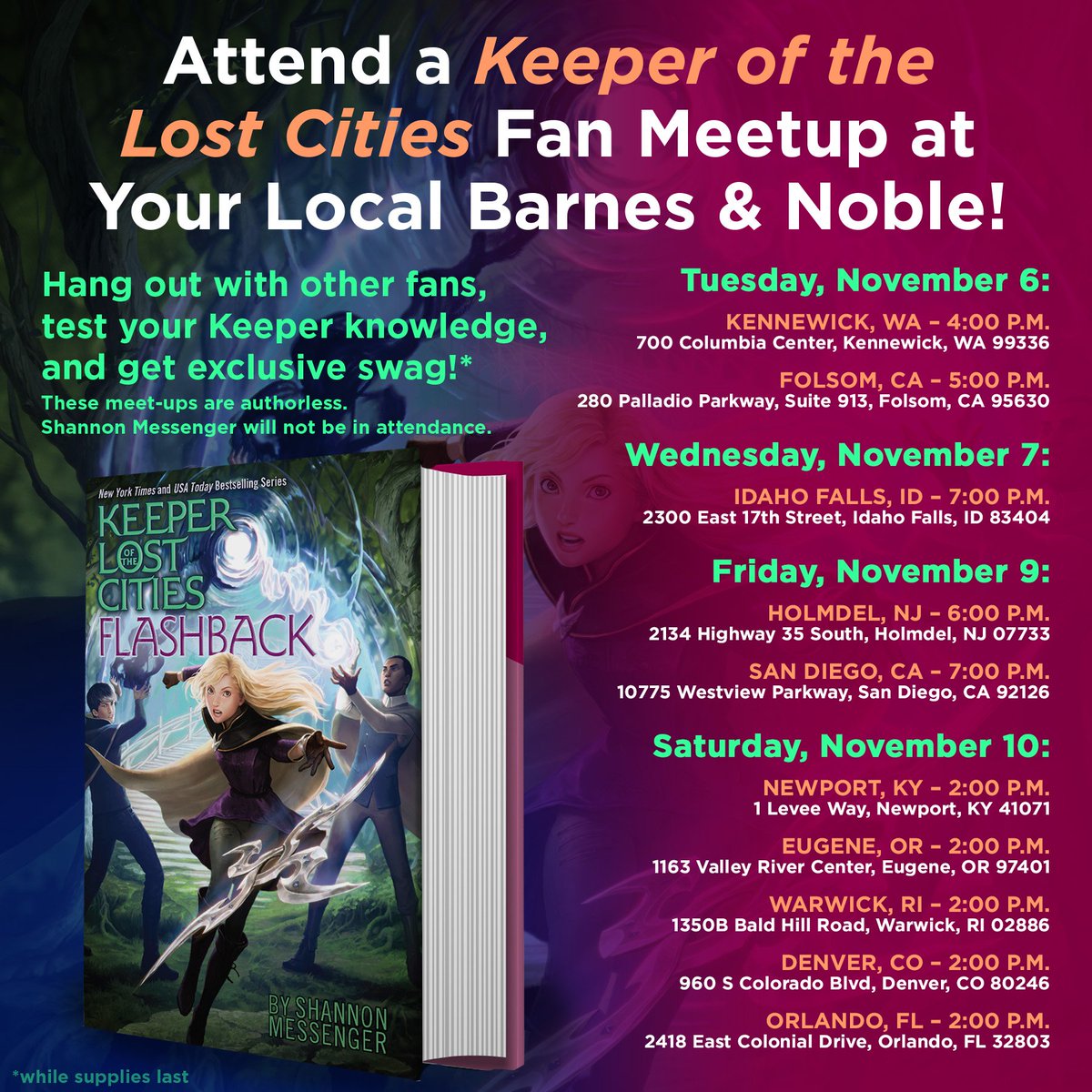 Shannon Messenger On Twitter Sixth I Think That S Everything