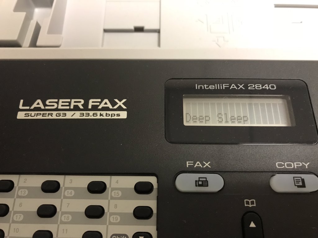When you get less #sleep than your fax machine.