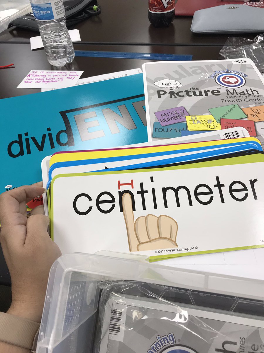 dmestrada_04's tweet photo. Picture Math vocabulary cards= Happy Teacher! Vocabulary cards to use during a lesson, vocabulary wall, flash cards for review. The possibilities are endless. Thank you @MaryCrismon @KariDierks https://t.co/7nOrMqH0Hd