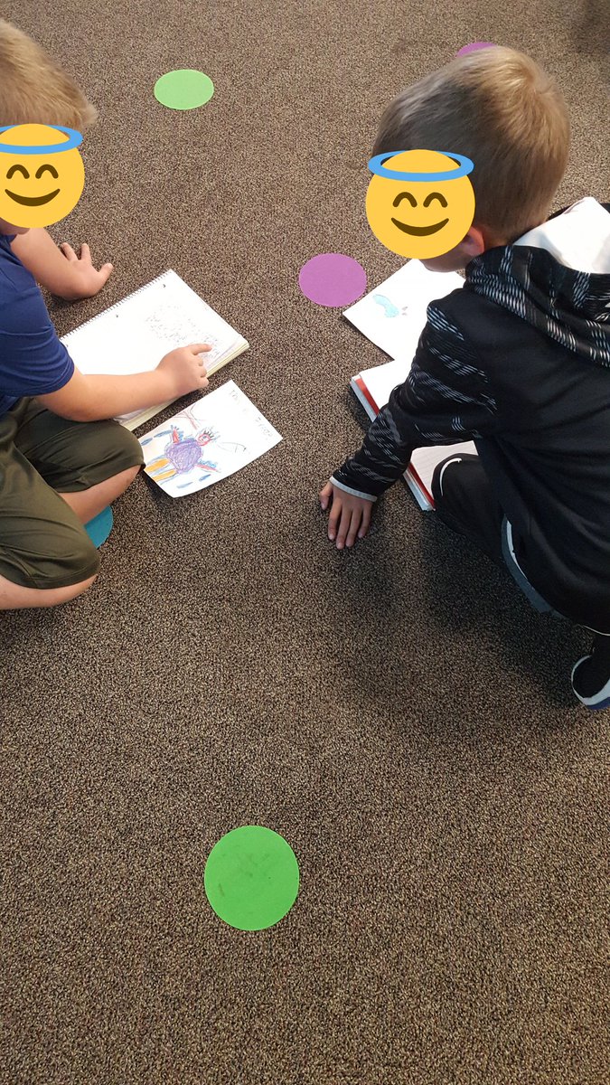 KaleighBearce's tweet image. Thanks @FourthGrStudio for sharing about your descriptive writing lesson. We&apos;re looking forward to sharing our writings/monsters with another class this week! #engagedclass #lfeproud