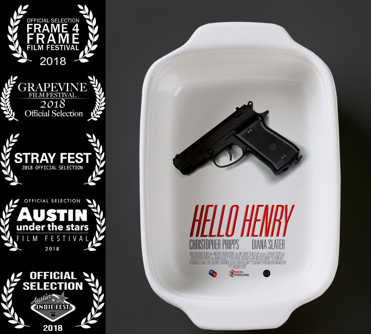 Hello Henry selected for another festival!
Thanks to <a href="/AustinIndieFest/">Austin Indie Fest</a> !

And we would like to announce that this festival will conclude our festival circuit. Thank you to all the festivals who considered our film. And thank you to cast and crew. Will upload the film soon after!