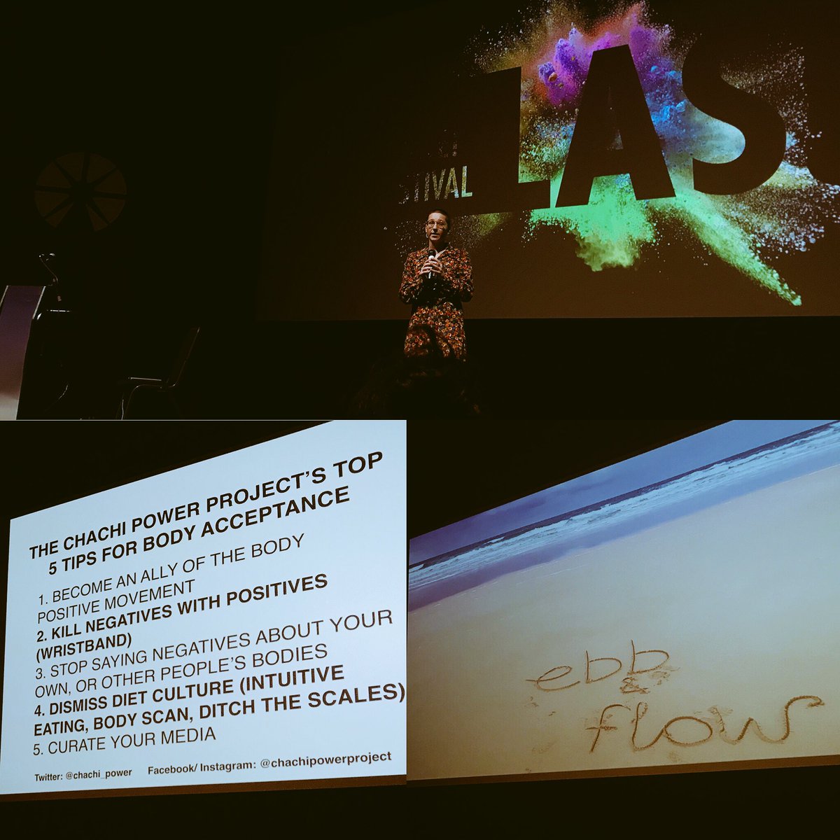 fiddleBrain's tweet photo. Inspiring #LasIgnite talks tonight exploring young people's #mentalhealth @anlanntair with power of stories @realtalkstories, mindfulness, positive body image @chachi_power & brave discussion of stigma around mental health on the Isle, starting a vital convo👏@IgniteLas #YOYP2018 https://t.co/01QSEDvtV0