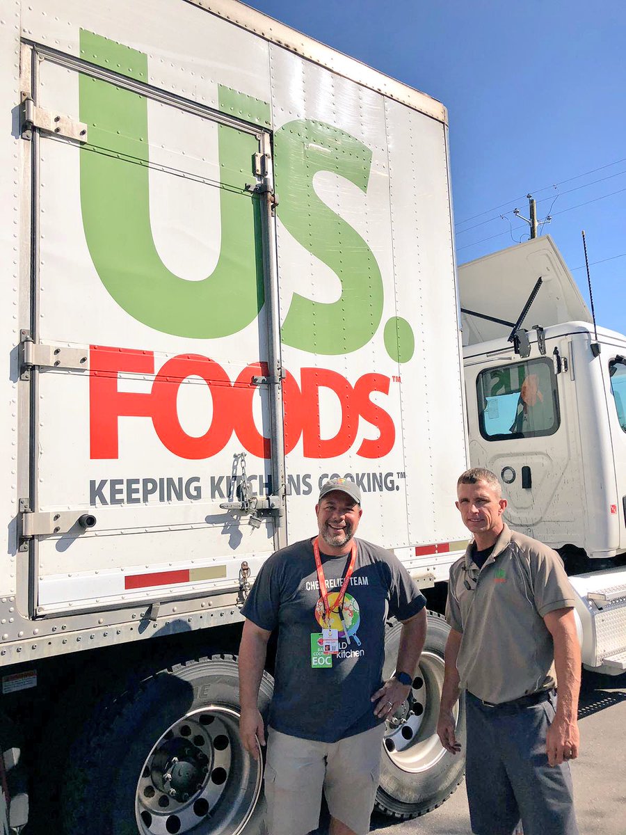 WCKitchen's tweet photo. Thank you @USFoods for keeping our WCK Food First Responders cooking in Panama City with a big food donation! We are grateful for your support to help us reach those in need with hot and fresh meals! π #ChefsForFlorida https://t.co/OAeyYP5bk4