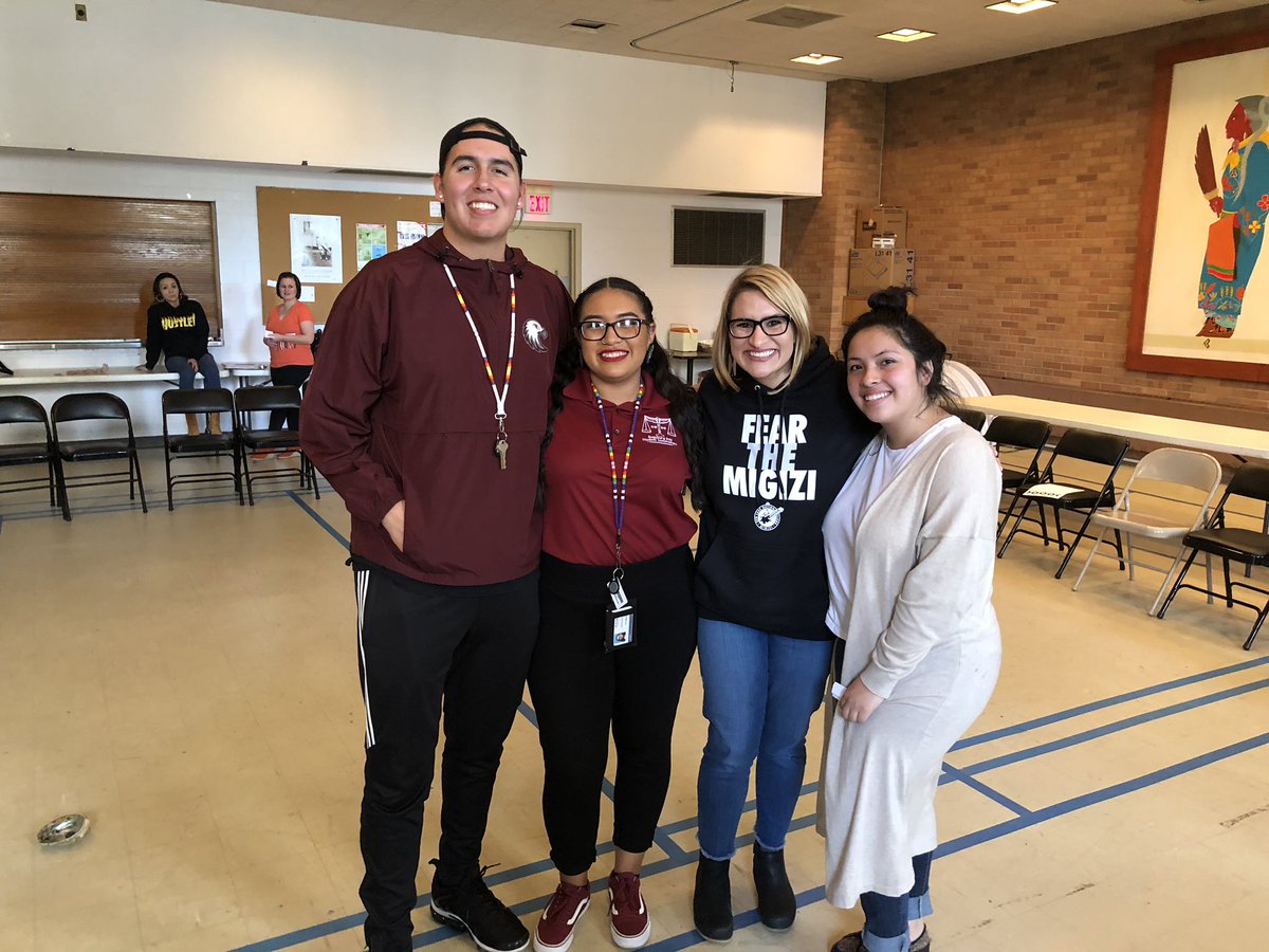 Today with the future Lt. Governor of Minnesota, @peggyflanagan ✊🏽 #IndigenousWomenRise