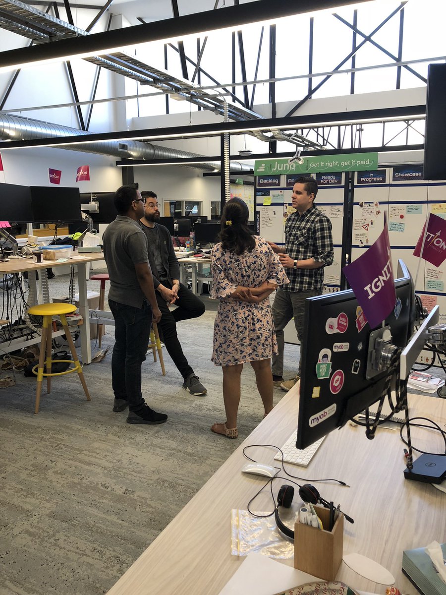 MYOB's tweet photo. Weβre excited to kick of day one of #myobhackday at our #cremorne office. This yearβs theme is Harry Potter. Hereβs to a magical few days of hacking π§ββοΈπ§ββοΈ https://t.co/7MuR8F2zMi