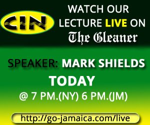 Watch the live stream as Mark Shields presents the 2018 CIN Lecture In New York -
Jamaica’s Crime Monster…Can it be Tamed? go-jamaica.com/live