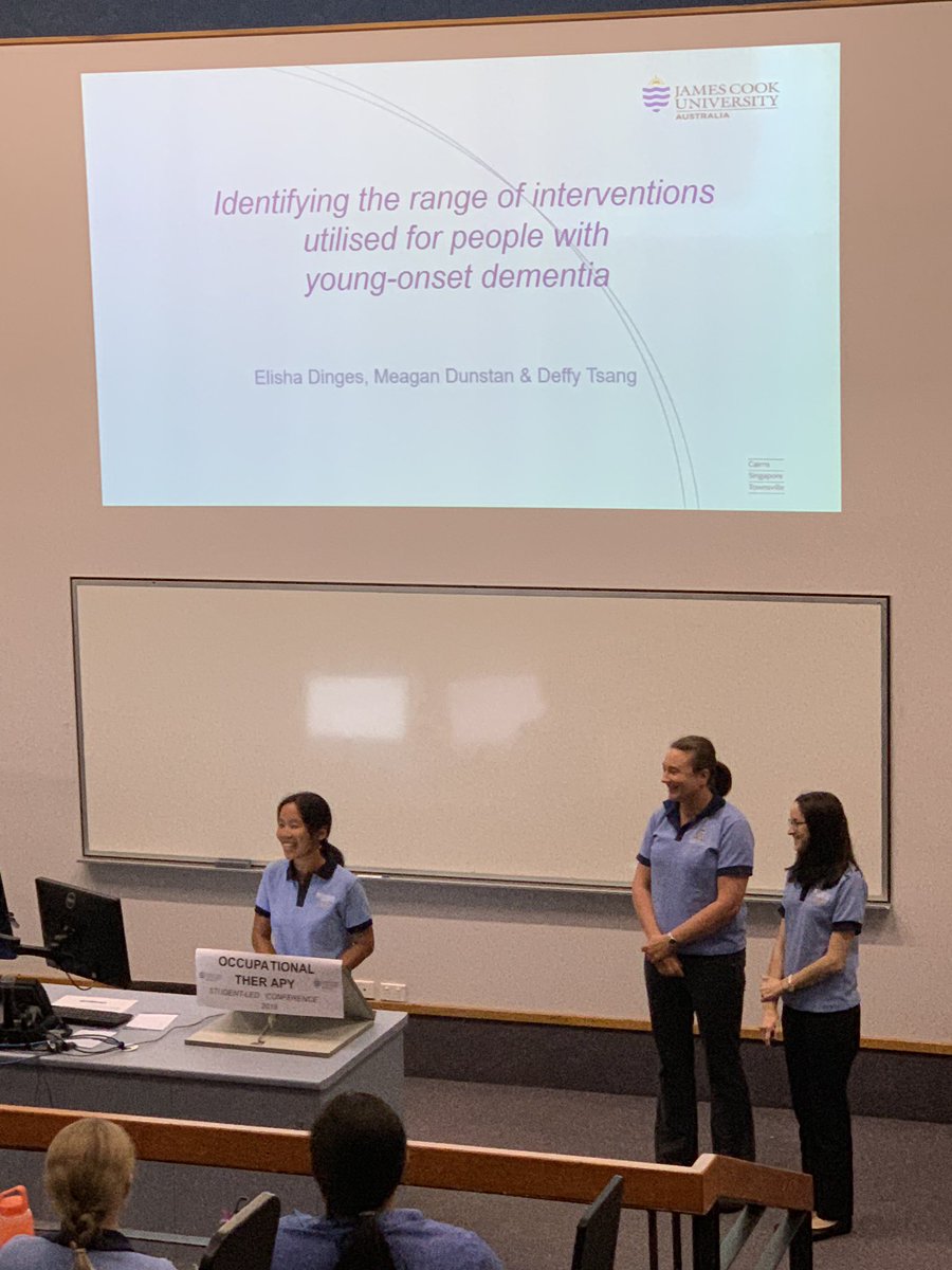 And now for the last presentation for the conference! #JCUOT2018