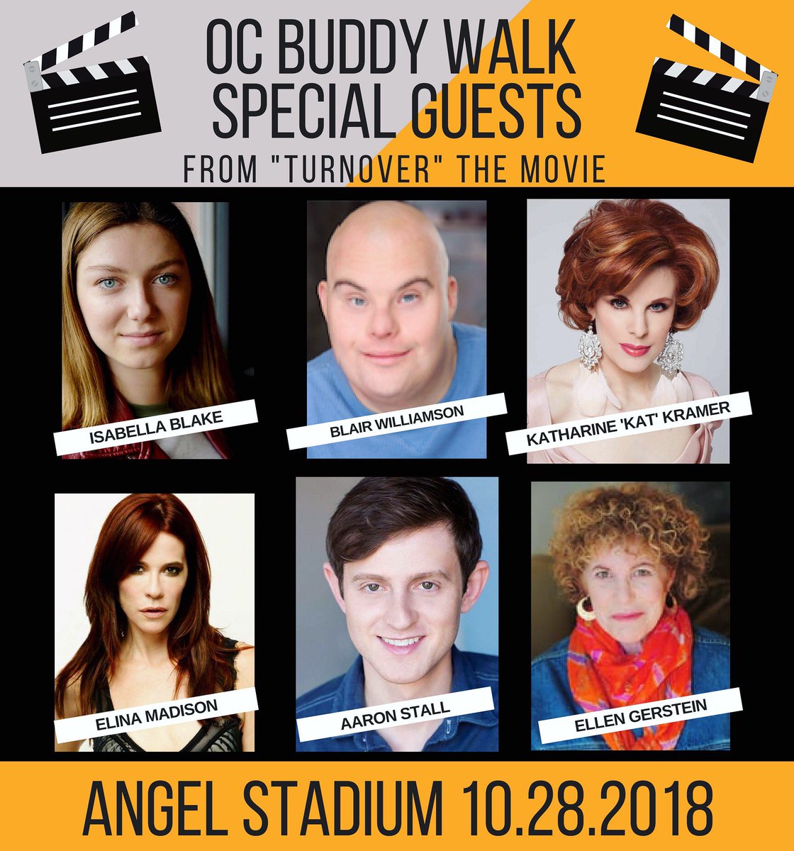 elinamadison's tweet photo. Join us #Sunday #october #28 #2018 #great #cause https://t.co/5FYfbq3ETK #meet some of the #cast #actors #actress ⭐️🌟 @turnovermovie @runawaylp @elinamadison @isabella_b_t @ellengerstein #BlairWilliamson #AaronStall https://t.co/jeQ2MUwivR