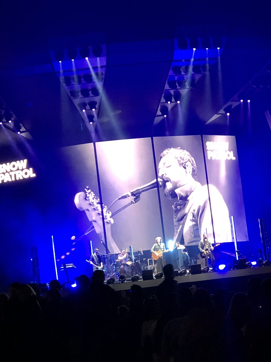 SO happy that <a href="/snowpatrol/">Snow Patrol</a> was able to make the rescheduled <a href="/edsheeran/">Ed Sheeran HQ</a> show at @millerpark after all. I’ve loved and followed them for years, but this was my first live show. #happy