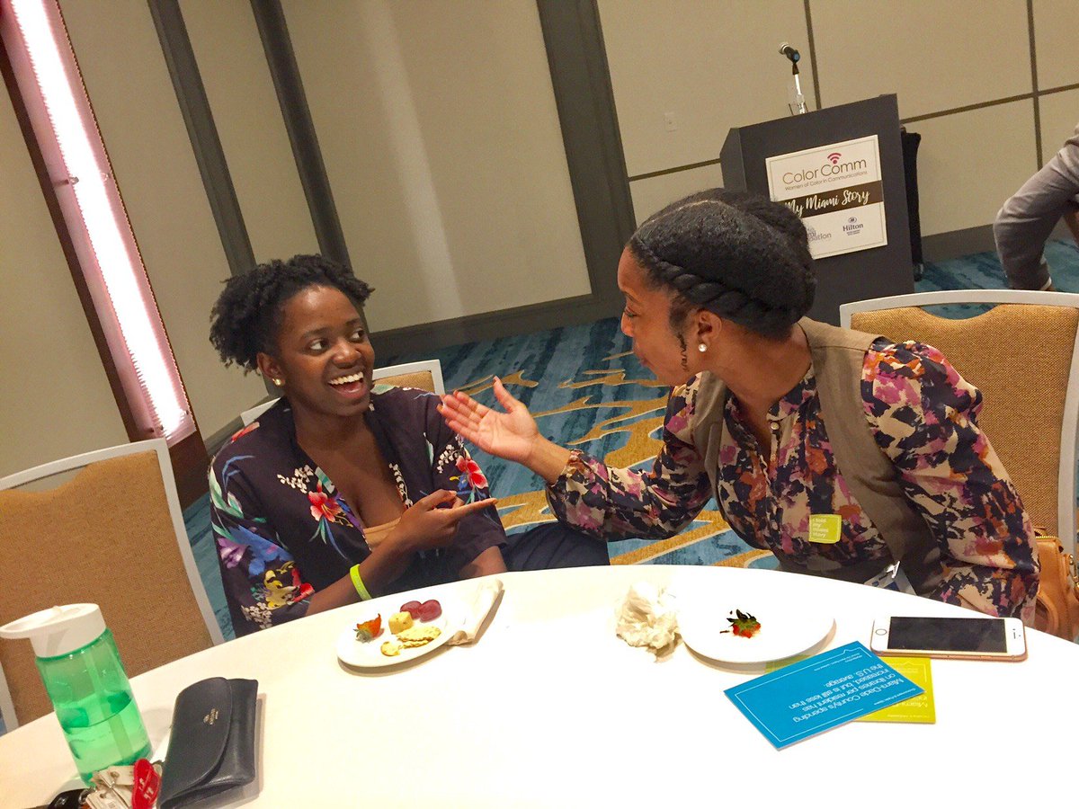 SmileBackGirl's tweet image. Yesterday&apos;s ColorComm Miami&apos;s &quot;My Miami Story&quot; event in 2 words: AUTHENTIC &amp;amp; FUN
Great conversations centered around Miami. Thanks to the @MiamiFoundation and @HiltonMiami for making this happen! @ColorCommntwk #ColorCommMIA #hiltonmiamiairport