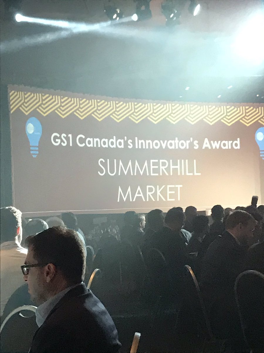 AtlanticBeef's tweet photo. Congratulations to Summerhill Market in Toronto for winning the GS1 Canada’s Innovator’s Award from the Canadian Federation of Independent Grocers Awards. They also happen to be a good customer and fan of our Atlantic Blue Dot Reserve Beef.  Congratulations! #cfig @summerhillmkt https://t.co/aMFAR4MsEW