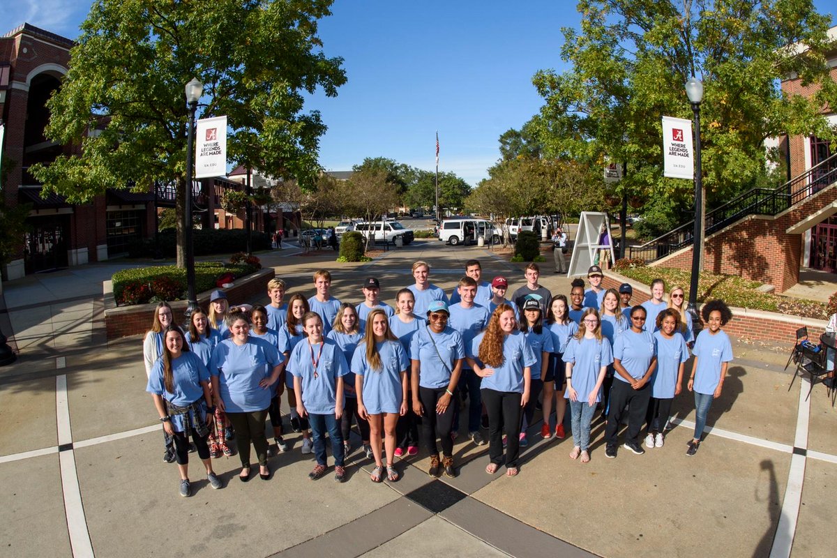 ICYMI: Thanks to the <a href="/uabeyondbama/">Beyond Bama</a> team + these students for spending their Fall Break serving others!! 💪 Destination: Panama City Beach, to aid those affected by Hurricane Michael.