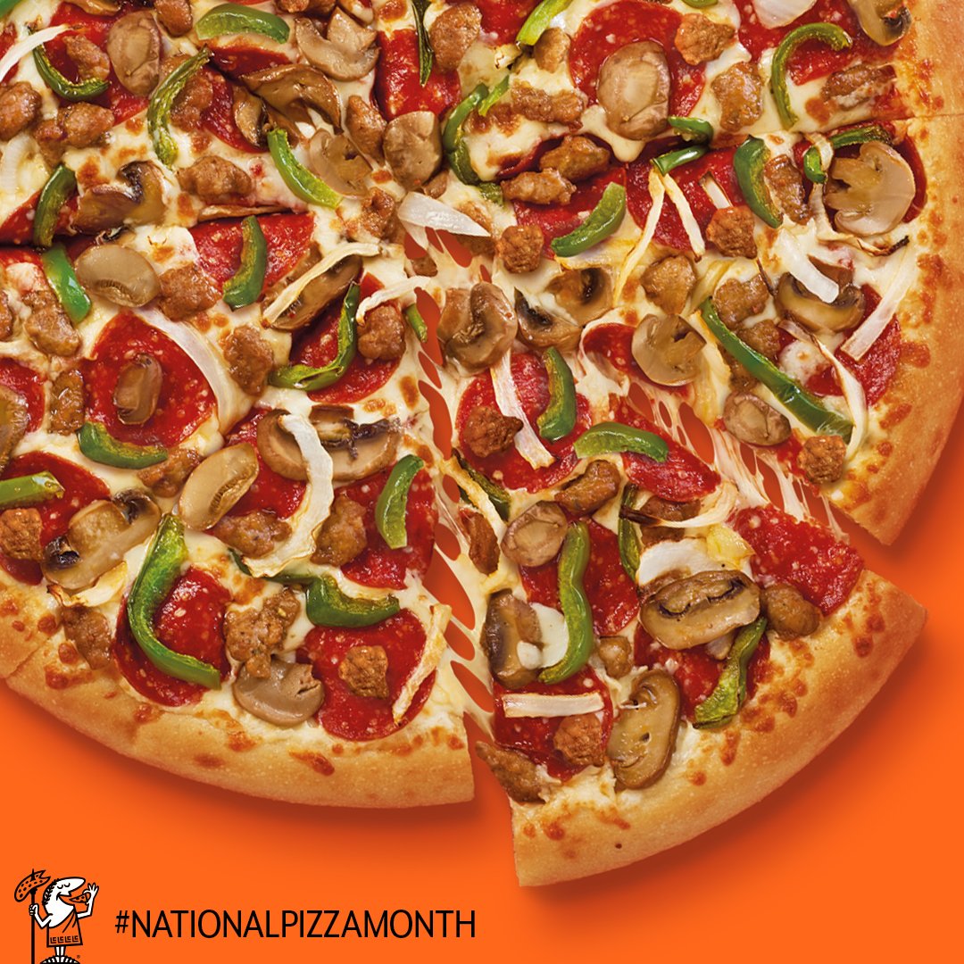 littlecaesars's tweet image. Who are you going to celebrate #NationalPizzaMonth with? Join forces with them to create your favorite pizza on our app.