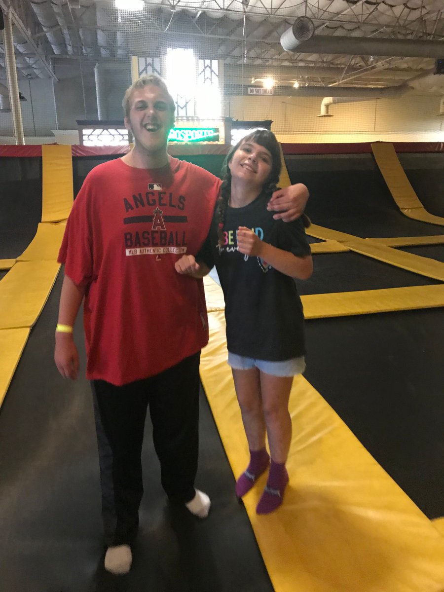 WeAreTERI's tweet photo. TERI Respite Program provided tons of fun during their Columbus Day Respite Blast at AeroSportsParks for the Country School kids!  Need more information about Family Support Services? Go to:  https://t.co/ML5nbSkkTr https://t.co/FQajKxdqJM