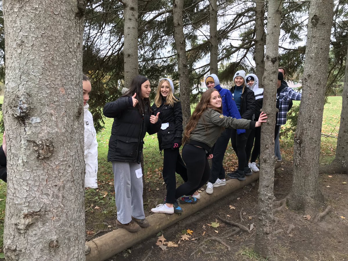 nssenviro's tweet photo. Kicking around in the fall leaves! A perfect fall day with the exception of a few snow flakes! What a way to celebrate national Take Me Outside Day! #enviropromo #teamworkmakesthedreamwork #getoutside https://t.co/22zQ4Ee7Og