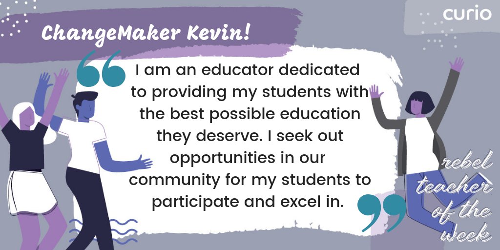 CurioLearning's tweet photo. Taking the time to engage outside of the classroom is difficult but essential. Our #RTOTW, @MrMedia808, engages in the community to make sure that his Ss are supported by ALL stakeholders! #Shoutout & we look forward to hearing tips and tricks on how to make this possible! π https://t.co/j0lSmOv8ko