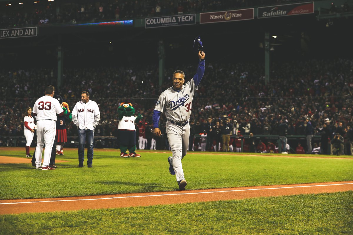 MLB's tweet image. What a reunion. 😂