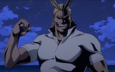 "I have returned!! Now then....come at me villians!"

*Crushes a can to intimidate the League of Villians*