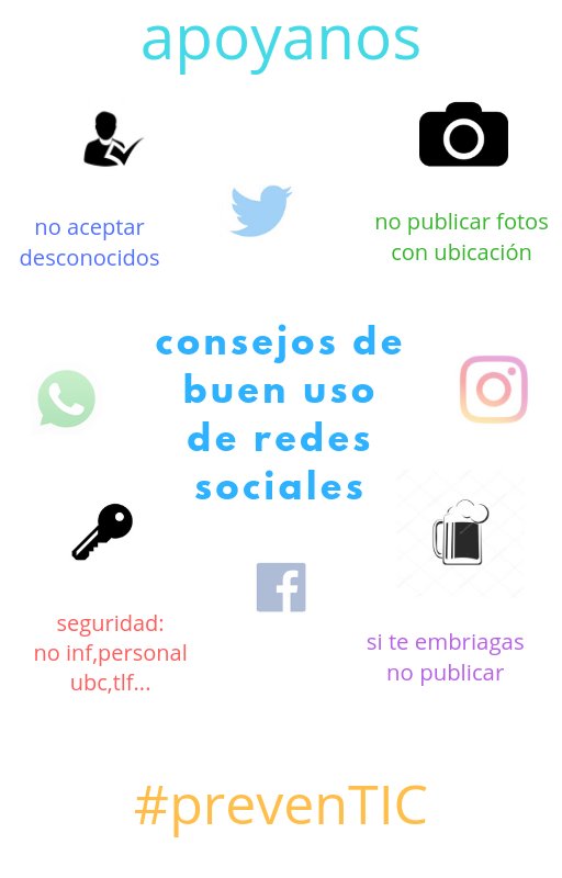 Infociber1's tweet photo. #prevenTIC Las redes sociales se han hecho un hueco en nuestras vidas por lo que debemos hacer un buen uso de ellas para proteger nuestra privacidad. https://t.co/WymYo0iQcT