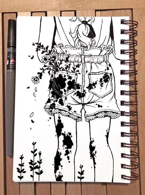 Day 23, Muddy ? #inktober2018 #inktober 