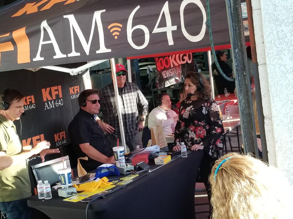 lindaspatterson's tweet photo. @Coronado4Asm on KFI AM 640 with John and Ken @johnandkenshow talking about #ad65th and #yesonprop6 #yeson6
#cagov #cadeservesbetter
@AssemblyGOP @gjandrews https://t.co/IAbMf1y9Zc