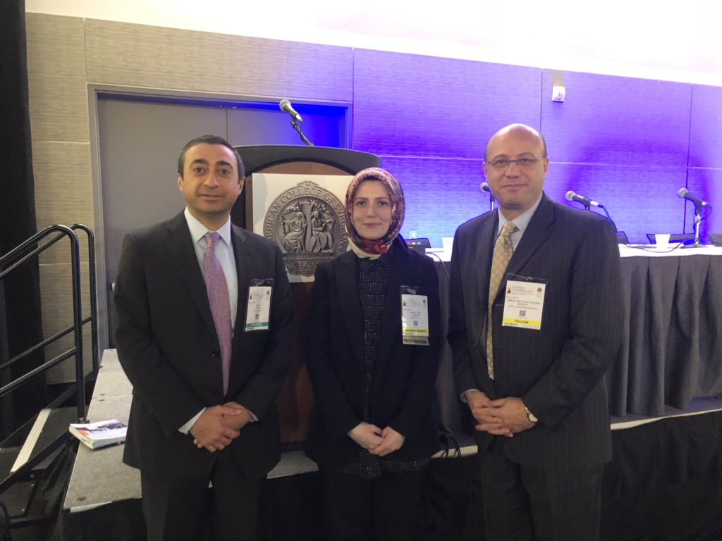 dubaicolorectal's tweet photo. Superb presentation by @handeaydinli @AmCollSurgeons #ACCSCC18 Boston USA. Great mentorship @FezaRemziMD @nyulangone. Providing the best of #colorectal surgery to #NY and #USA https://t.co/XdIviGzJaO